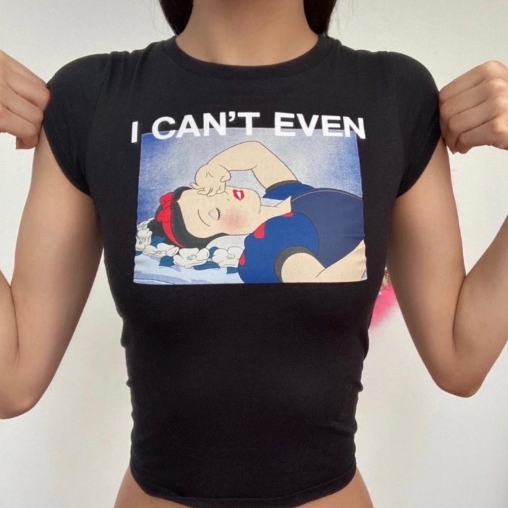 Disney’s Snow White baby tee “I can’t even”